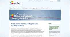 Desktop Screenshot of mdbw.de